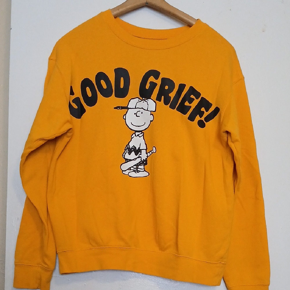 Peanuts 'Good Grief!' Charlie Brown Womans Sweater S